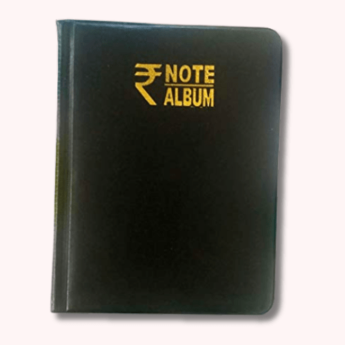 Currency Note Collection Album for 90 Notes (Black)