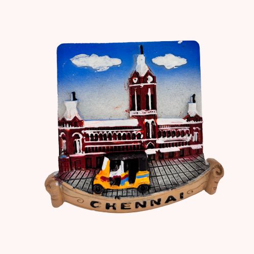 Chennai Central Railway Station Fridge Magnet